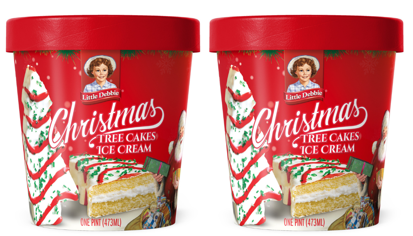 Little Debbie Christmas Tree Cakes ice cream is coming to Walmart this November - It's a Southern Thing